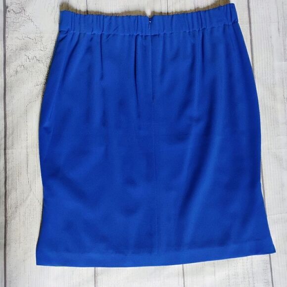 Gorgeous Dalia's Electric Blue Skirt with Elastic Waist size Large - Picture 2 of 10